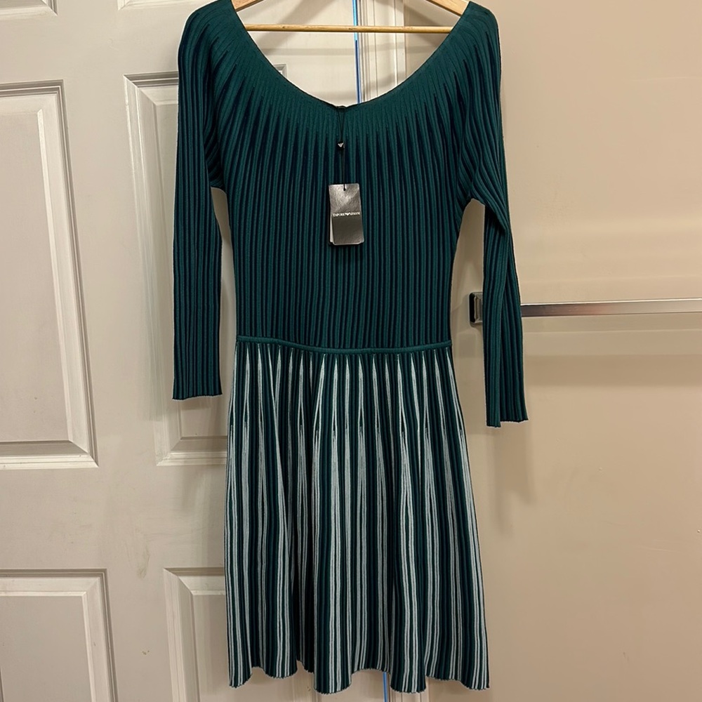 Emporio Armani, Brand New with tags, wrinkle free dress, size S